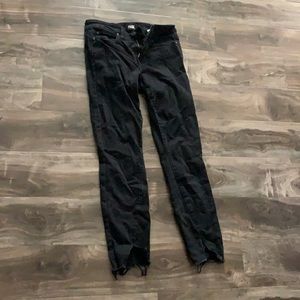 Black Paige Verdugo Ankle jeans size 26